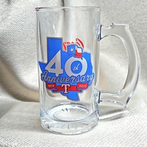 💥LAST CALL💥 Texas Rangers 40th Anniversary Mug ⚾️ 1972 - 2012 Coca-Cola Logo